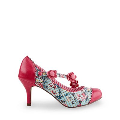 Multi coloured lucky in love strap shoes